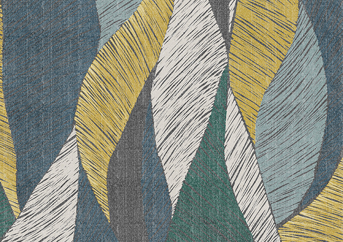 Anthurium, Teal - Made to Measure Curtains - Image 9